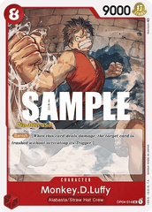 Monkey.D.Luffy - OP04-014 - UC - Kingdoms of Intrigue Pre-release Promo